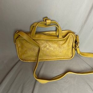 Rare Nike leather laser etched handbag from Carolyn Davidson collection 2005